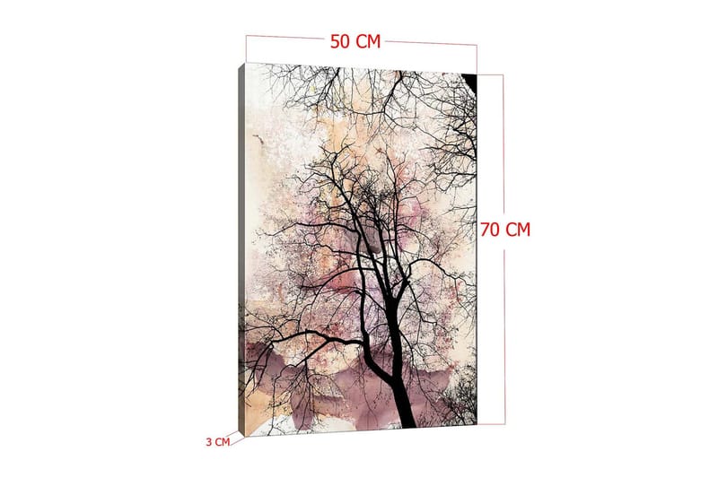 Dekorativ Canvasbilde 50x70 cm - Flerfarget - Innredning - Bilder & kunst - Lerretsbilder