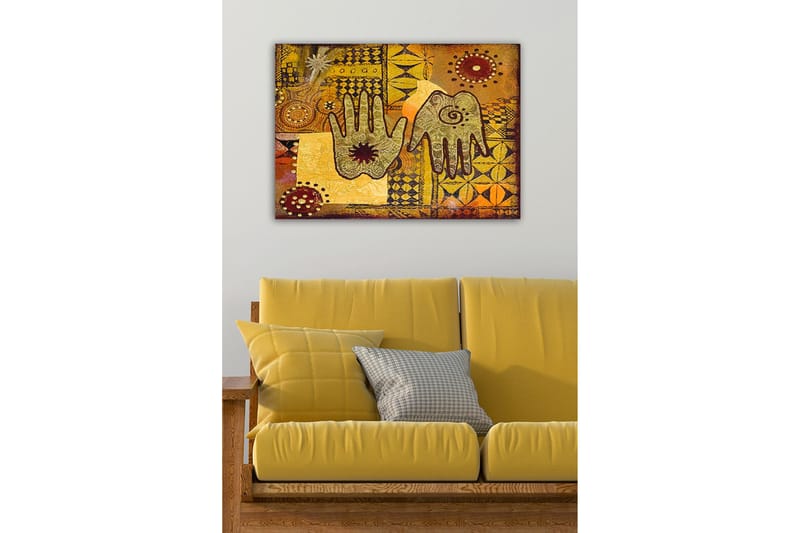 Dekorativ Canvasbilde 50x70 cm - Flerfarget - Innredning - Bilder & kunst - Lerretsbilder