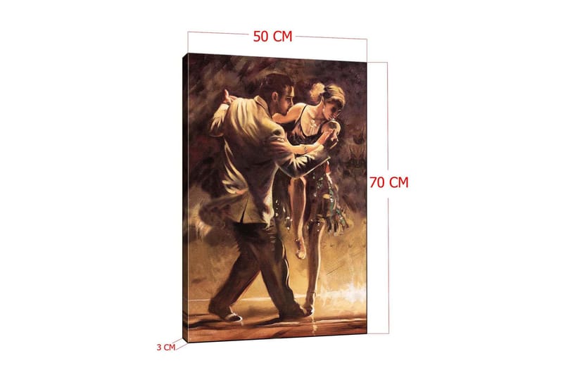 Dekorativ Canvasbilde 50x70 cm - Flerfarget - Innredning - Bilder & kunst - Lerretsbilder