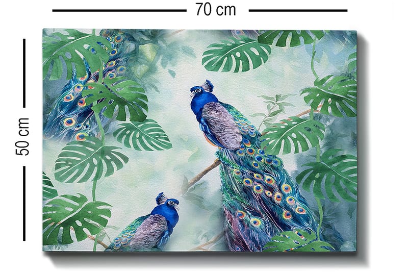 Dekorativ Canvasbilde 50x70 cm - Flerfarget - Innredning - Bilder & kunst - Lerretsbilder