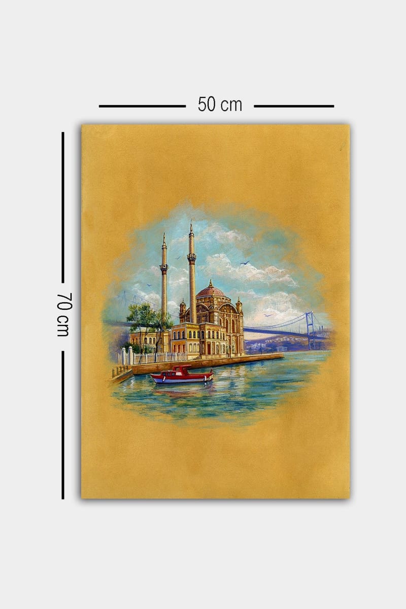 Dekorativ Canvasbilde 50x70 cm - Flerfarget - Innredning - Bilder & kunst - Lerretsbilder