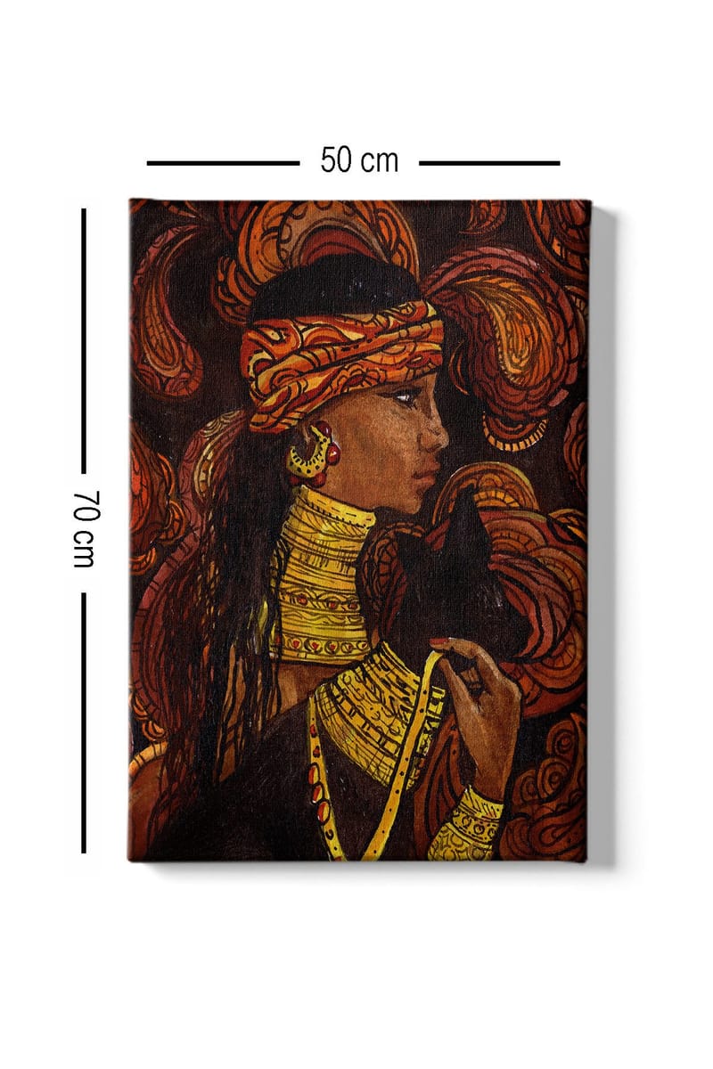 Dekorativ Canvasbilde 50x70 cm - Flerfarget - Innredning - Bilder & kunst - Lerretsbilder