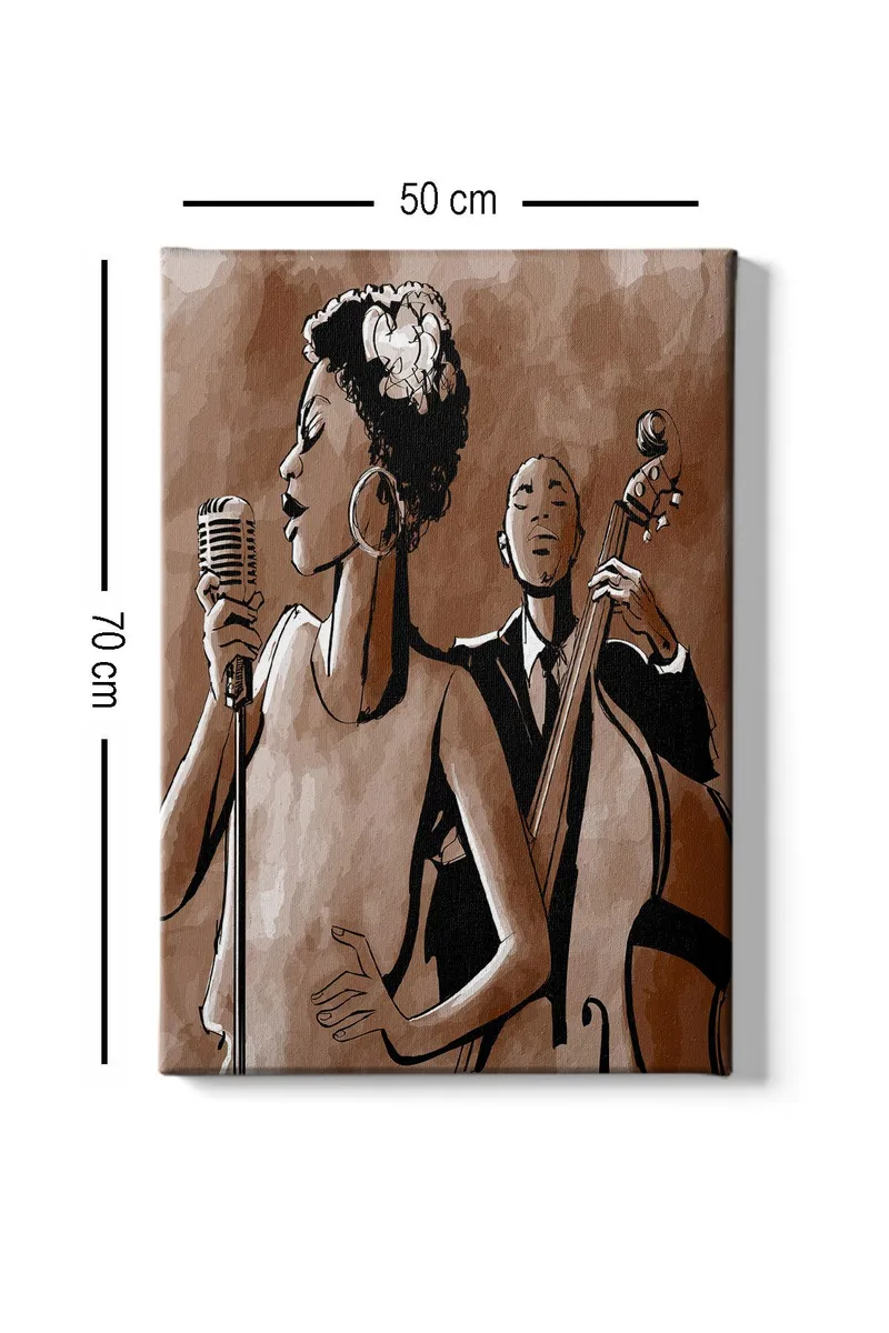 Dekorativ Canvasbilde 50x70 cm - Flerfarget - Innredning - Bilder & kunst - Lerretsbilder