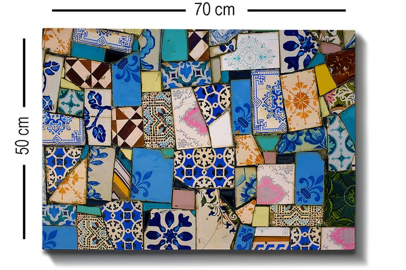 Dekorativ Canvasbilde 50x70 cm - Flerfarget - Innredning - Bilder & kunst - Lerretsbilder