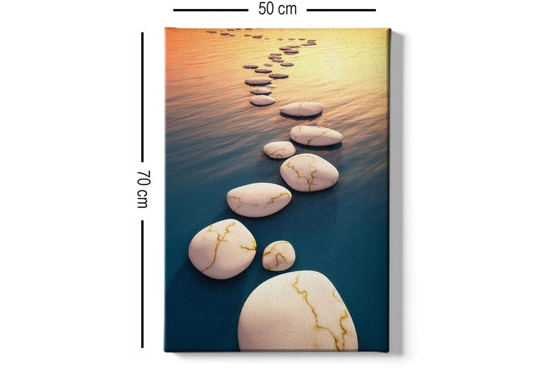 Dekorativ Canvasbilde 50x70 cm - Flerfarget - Innredning - Bilder & kunst - Lerretsbilder
