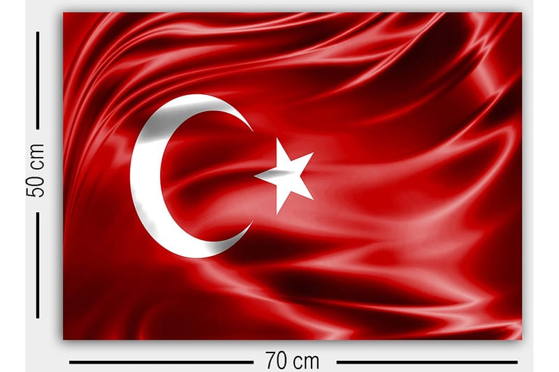 Dekorativ Canvasbilde 50x70 cm - Flerfarget - Innredning - Bilder & kunst - Lerretsbilder