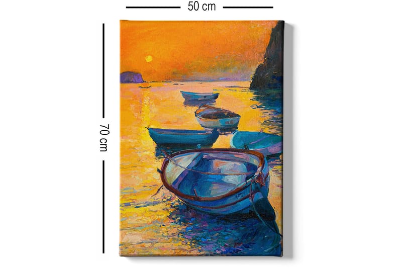 Dekorativ Canvasbilde 50x70 cm - Flerfarget - Innredning - Bilder & kunst - Lerretsbilder