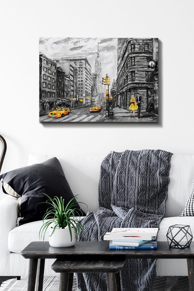 Dekorativ Canvasbilde 50x70 cm - Flerfarget - Innredning - Bilder & kunst - Lerretsbilder