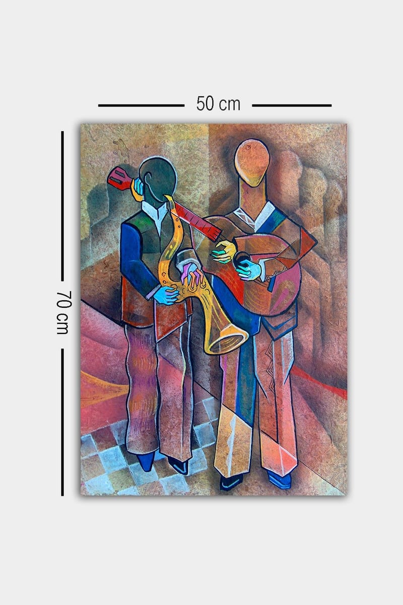 Dekorativ Canvasbilde 50x70 cm - Flerfarget - Innredning - Bilder & kunst - Lerretsbilder