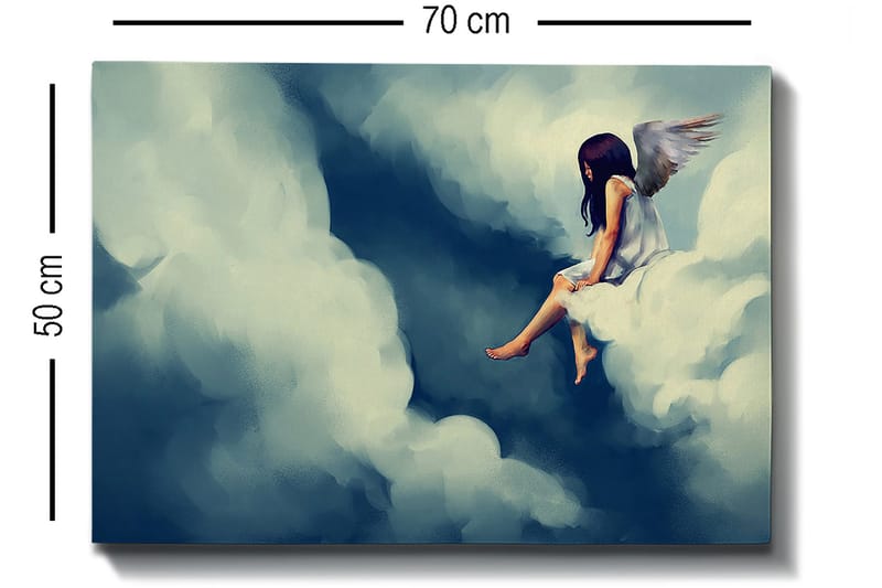 Dekorativ Canvasbilde 50x70 cm - Flerfarget - Innredning - Bilder & kunst - Lerretsbilder