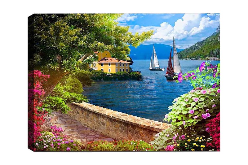 Dekorativ Canvasbilde 50x70 cm, Flerfarget