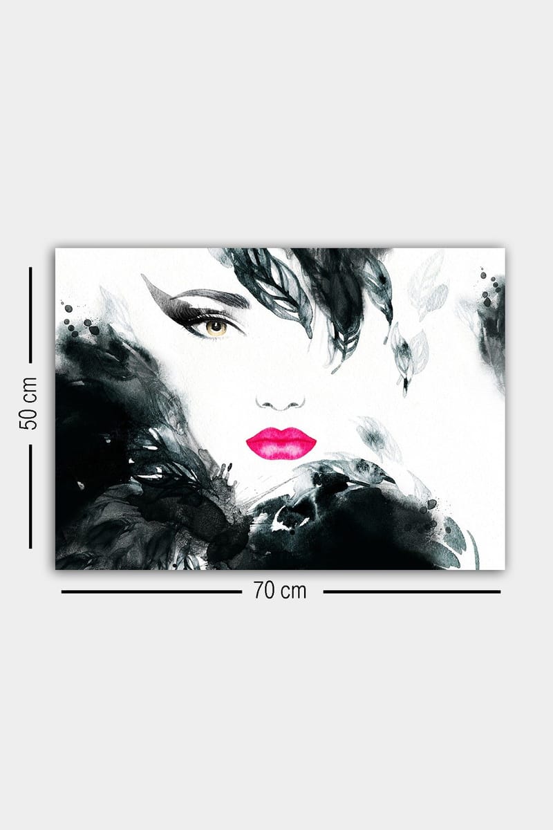 Dekorativ Canvasbilde 50x70 cm - Flerfarget - Innredning - Bilder & kunst - Lerretsbilder