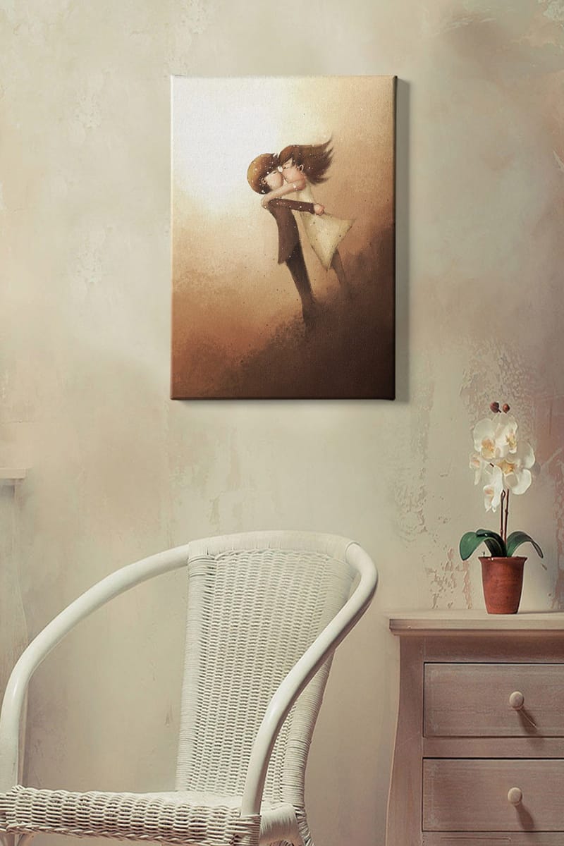 Dekorativ Canvasbilde 50x70 cm - Flerfarget - Innredning - Bilder & kunst - Lerretsbilder