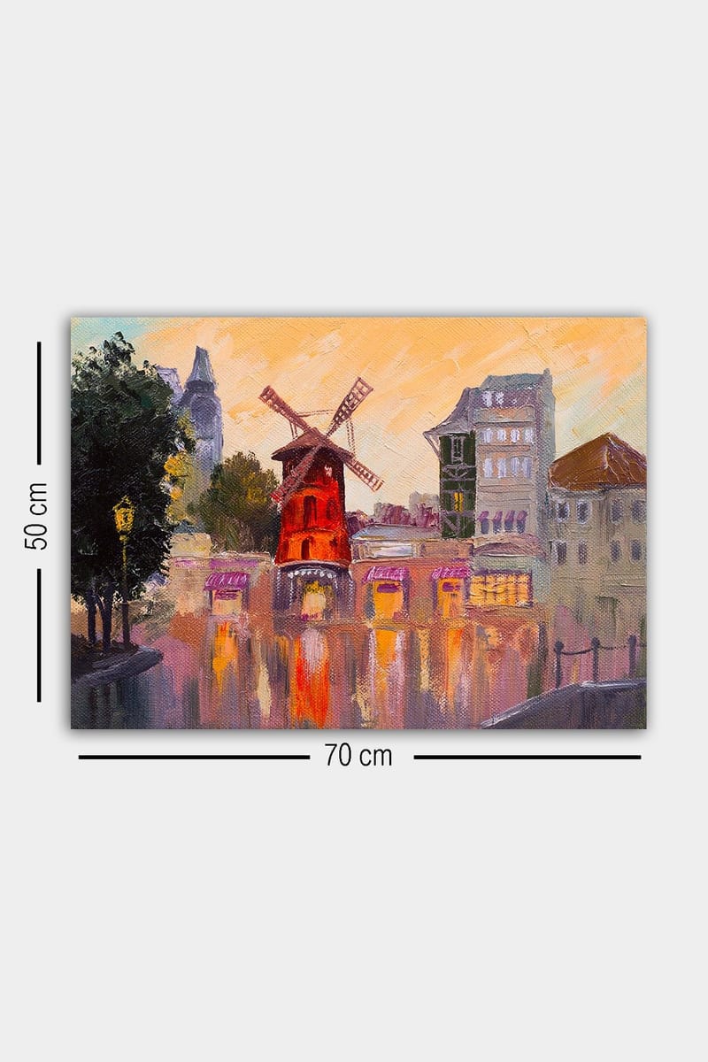 Dekorativ Canvasbilde 50x70 cm - Flerfarget - Innredning - Bilder & kunst - Lerretsbilder