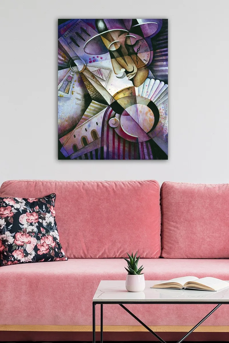 Dekorativ Canvasbilde 50x70 cm - Flerfarget - Innredning - Bilder & kunst - Lerretsbilder