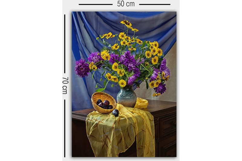 Dekorativ Canvasbilde 50x70 cm - Flerfarget - Innredning - Bilder & kunst - Lerretsbilder