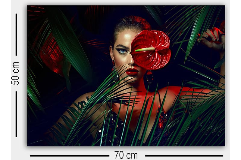 Dekorativ Canvasbilde 50x70 cm - Flerfarget - Innredning - Bilder & kunst - Lerretsbilder