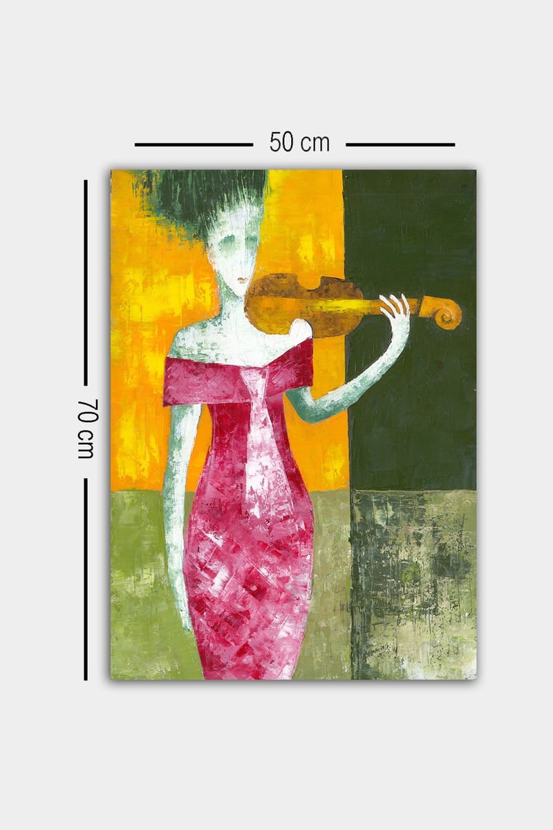 Dekorativ Canvasbilde 50x70 cm - Flerfarget - Innredning - Bilder & kunst - Lerretsbilder