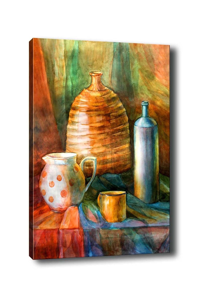 Dekorativ Canvasbilde 50x70 cm - Flerfarget - Innredning - Bilder & kunst - Lerretsbilder