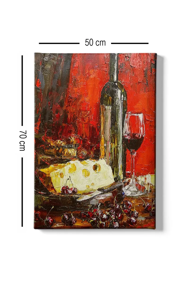 Dekorativ Canvasbilde 50x70 cm - Flerfarget - Innredning - Bilder & kunst - Lerretsbilder