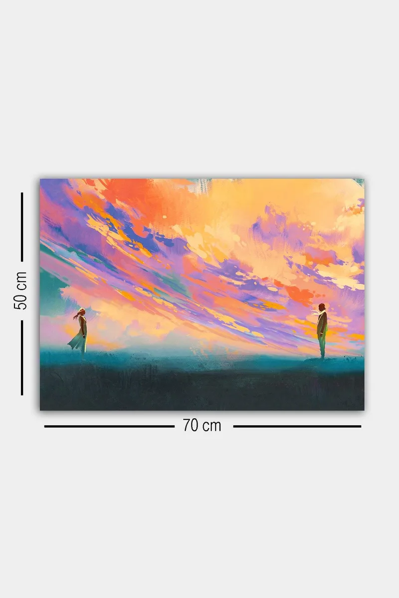 Dekorativ Canvasbilde 50x70 cm - Flerfarget - Innredning - Bilder & kunst - Lerretsbilder