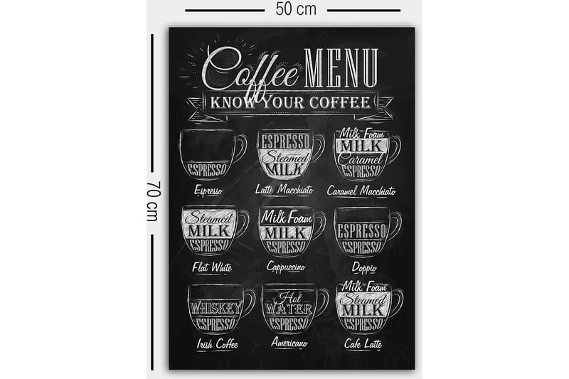 Dekorativ Canvasbilde 50x70 cm - Flerfarget - Innredning - Bilder & kunst - Lerretsbilder