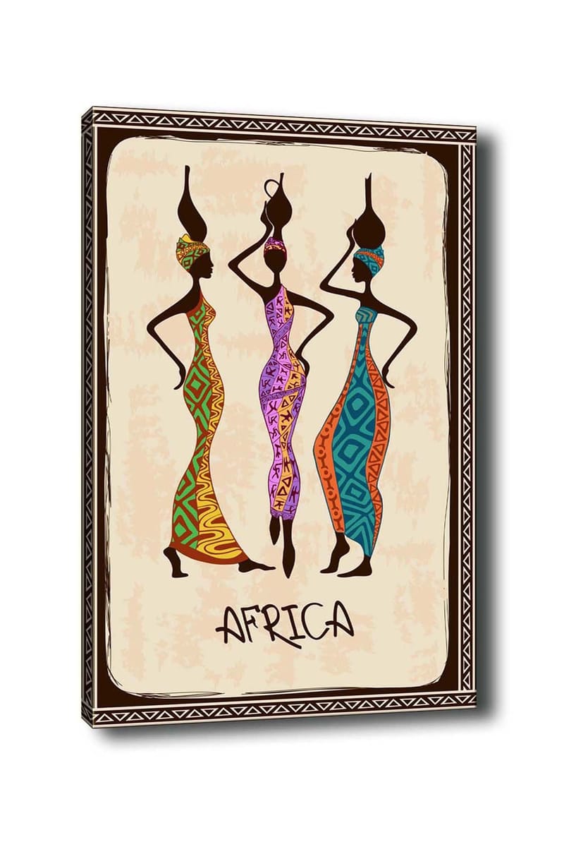 Dekorativ Canvasbilde 50x70 cm, Flerfarget