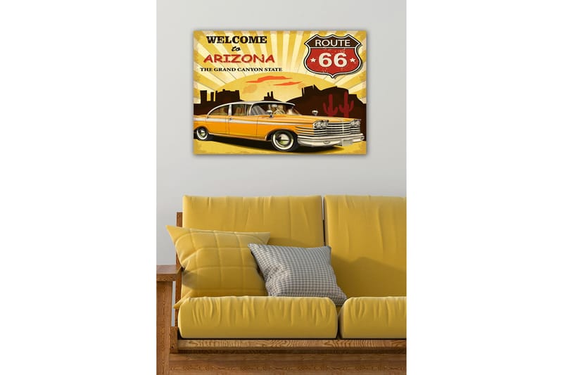 Dekorativ Canvasbilde 50x70 cm - Flerfarget - Innredning - Bilder & kunst - Lerretsbilder