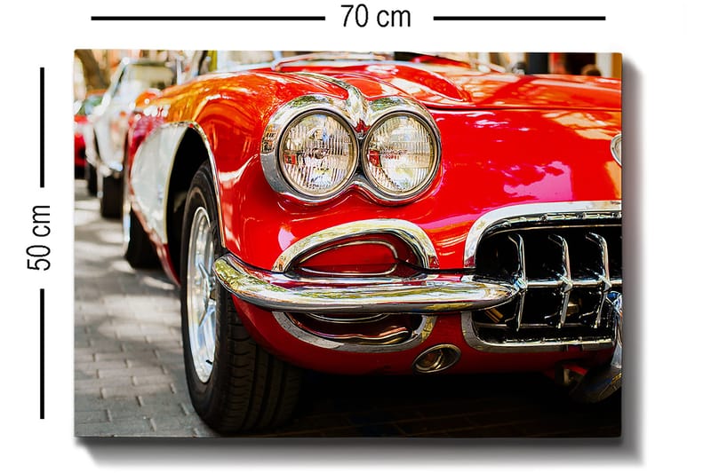 Dekorativ Canvasbilde 50x70 cm - Flerfarget - Innredning - Bilder & kunst - Lerretsbilder