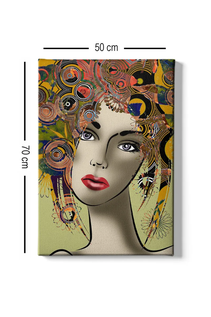 Dekorativ Canvasbilde 50x70 cm - Flerfarget - Innredning - Bilder & kunst - Lerretsbilder