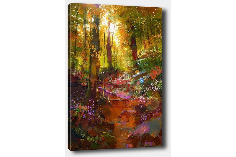 Dekorativ Canvasbilde 50x70 cm - Flerfarget - Innredning - Bilder & kunst - Lerretsbilder
