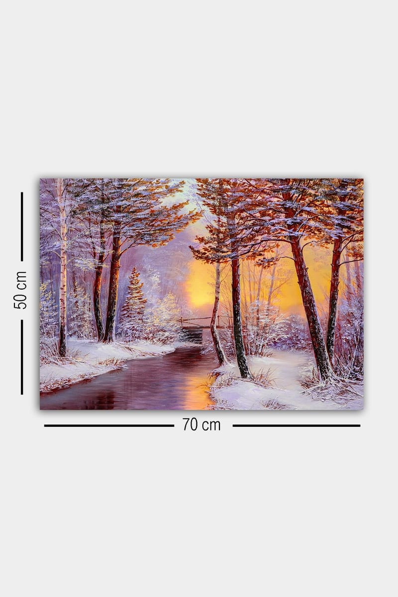 Dekorativ Canvasbilde 50x70 cm - Flerfarget - Innredning - Bilder & kunst - Lerretsbilder