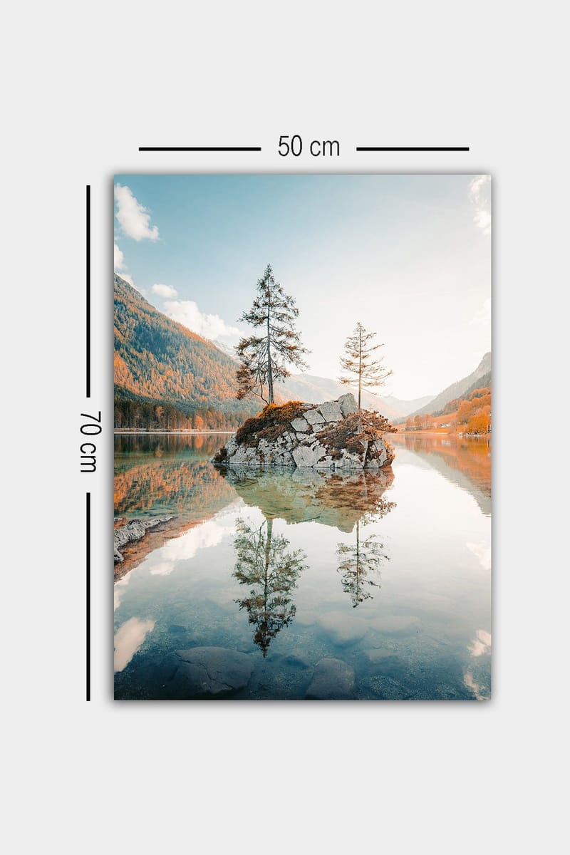 Dekorativ Canvasbilde 50x70 cm - Flerfarget - Innredning - Bilder & kunst - Lerretsbilder