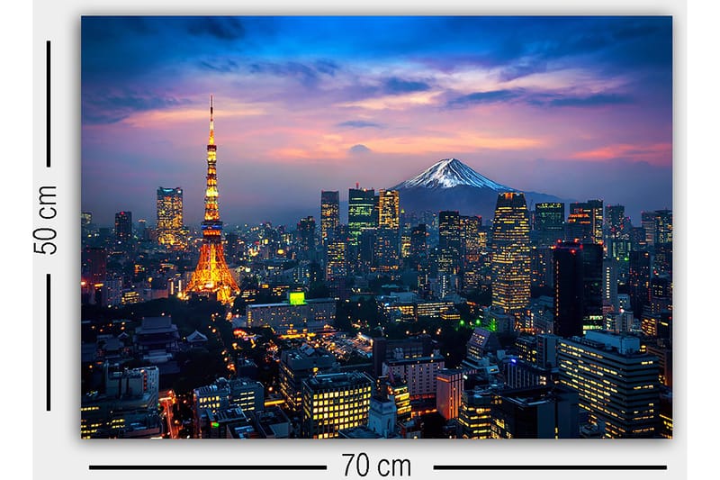 Dekorativ Canvasbilde 50x70 cm - Flerfarget - Innredning - Bilder & kunst - Lerretsbilder