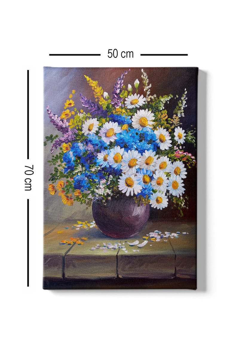 Dekorativ Canvasbilde 50x70 cm - Flerfarget - Innredning - Bilder & kunst - Lerretsbilder