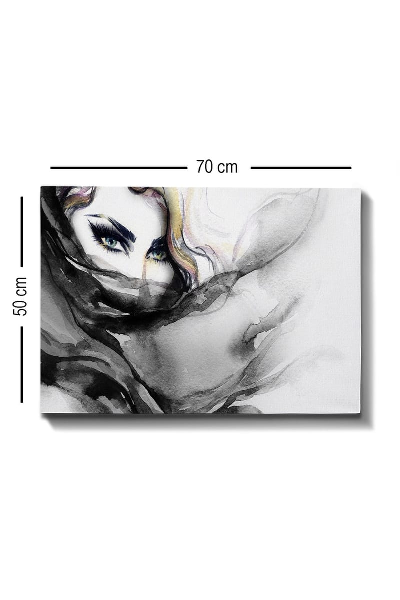 Dekorativ Canvasbilde 50x70 cm - Flerfarget - Innredning - Bilder & kunst - Lerretsbilder