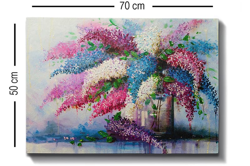 Dekorativ Canvasbilde 50x70 cm - Flerfarget - Innredning - Bilder & kunst - Lerretsbilder