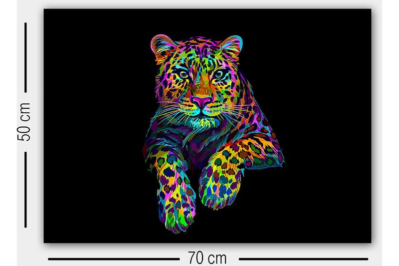 Dekorativ Canvasbilde 50x70 cm - Flerfarget - Innredning - Bilder & kunst - Lerretsbilder