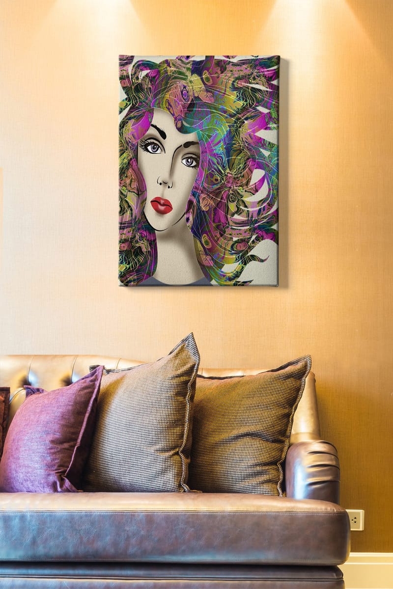 Dekorativ Canvasbilde 50x70 cm - Flerfarget - Innredning - Bilder & kunst - Lerretsbilder