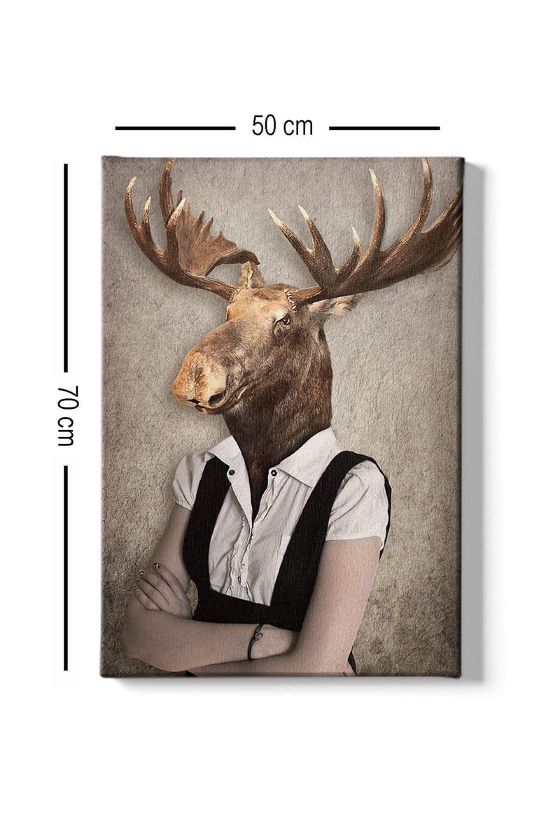 Dekorativ Canvasbilde 50x70 cm - Flerfarget - Innredning - Bilder & kunst - Lerretsbilder