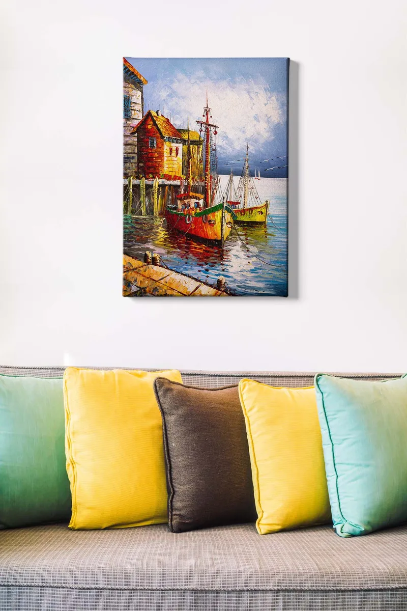 Dekorativ Canvasbilde 50x70 cm - Flerfarget - Innredning - Bilder & kunst - Lerretsbilder