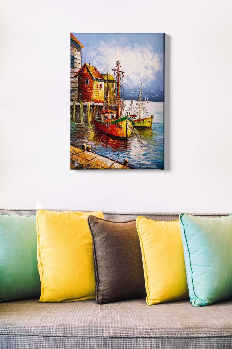 Dekorativ Canvasbilde 50x70 cm - Flerfarget - Innredning - Bilder & kunst - Lerretsbilder