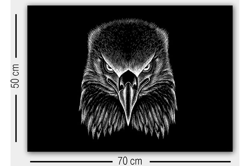 Dekorativ Canvasbilde 50x70 cm - Flerfarget - Innredning - Bilder & kunst - Lerretsbilder