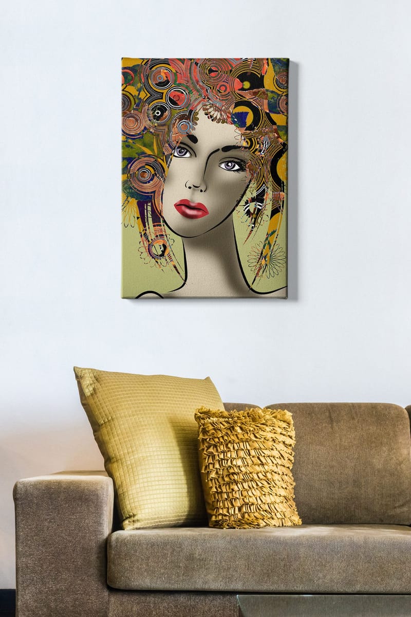 Dekorativ Canvasbilde 50x70 cm - Flerfarget - Innredning - Bilder & kunst - Lerretsbilder