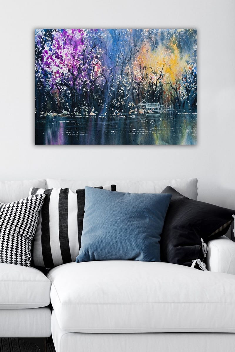 Dekorativ Canvasbilde 50x70 cm - Flerfarget - Innredning - Bilder & kunst - Lerretsbilder