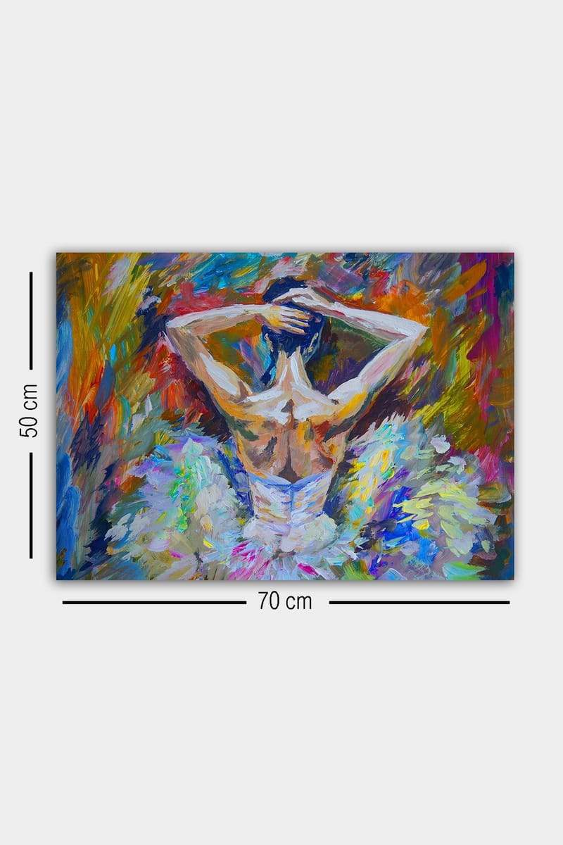 Dekorativ Canvasbilde 50x70 cm - Flerfarget - Innredning - Bilder & kunst - Lerretsbilder