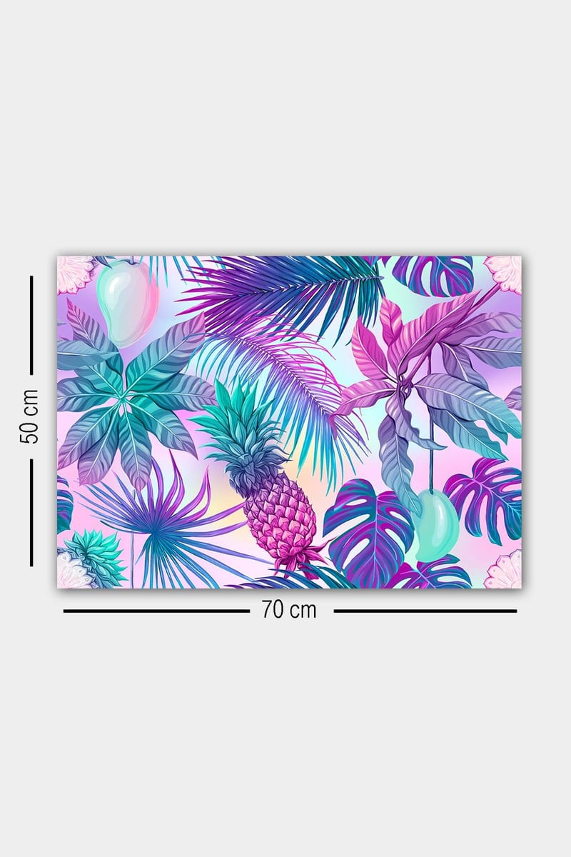 Dekorativ Canvasbilde 50x70 cm - Flerfarget - Innredning - Bilder & kunst - Lerretsbilder