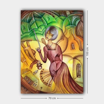 Dekorativ Canvasbilde 70x100 cm - Flerfarget - Innredning - Bilder & kunst - Lerretsbilder