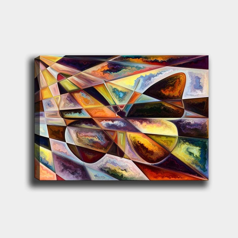 Dekorativ Canvasbilde 70x100 cm - Flerfarget - Innredning - Bilder & kunst - Lerretsbilder