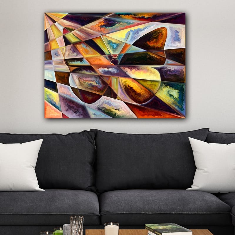 Dekorativ Canvasbilde 70x100 cm - Flerfarget - Innredning - Bilder & kunst - Lerretsbilder